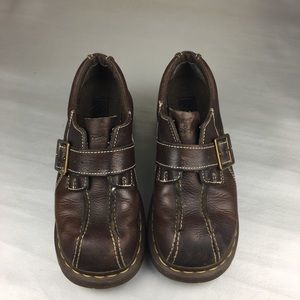 Dr.Martens brown low top shoes